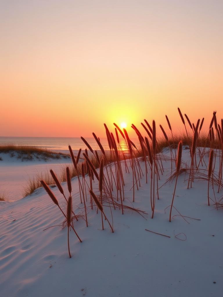 Sunset on the dunes
