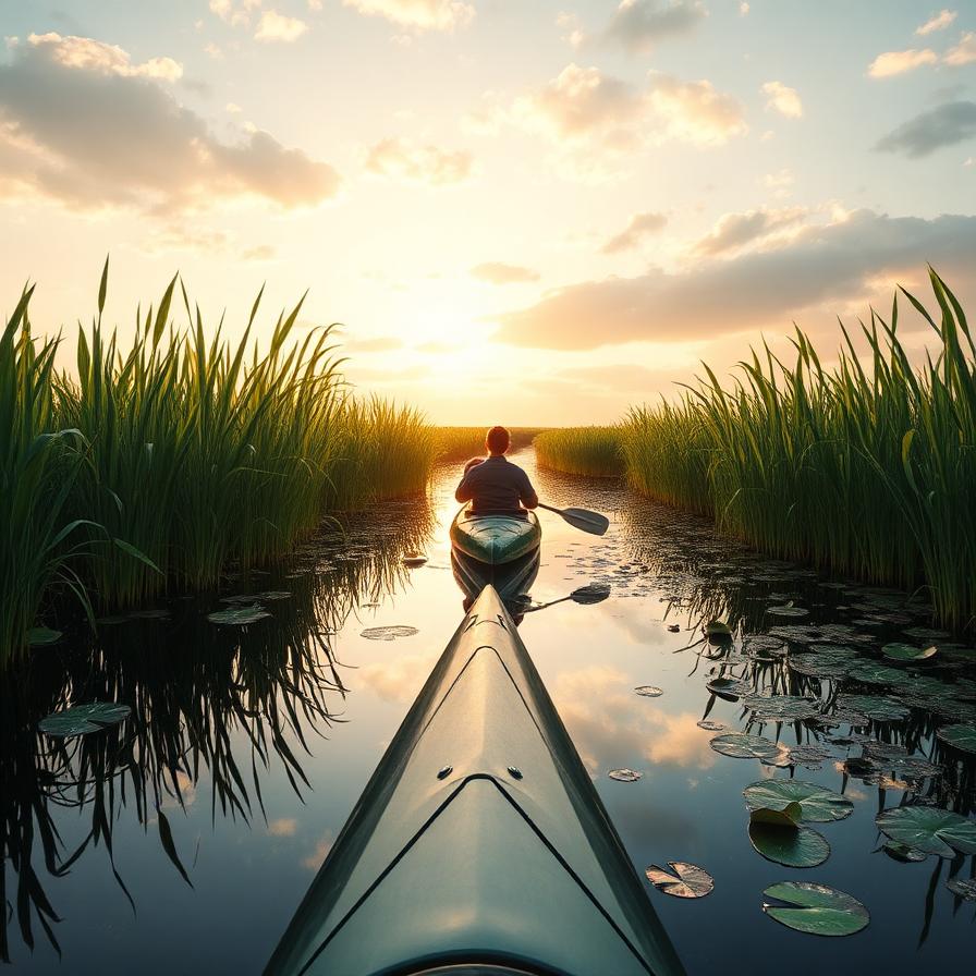 Kayak-from-home creek